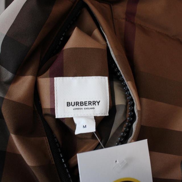 Burberry Brown and Black Nova Check Reversible Down Digby Puffer Jacket