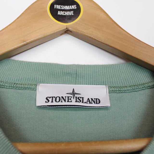 Stone Island AW 2022 Green Cotton Sweatshirt Jumper