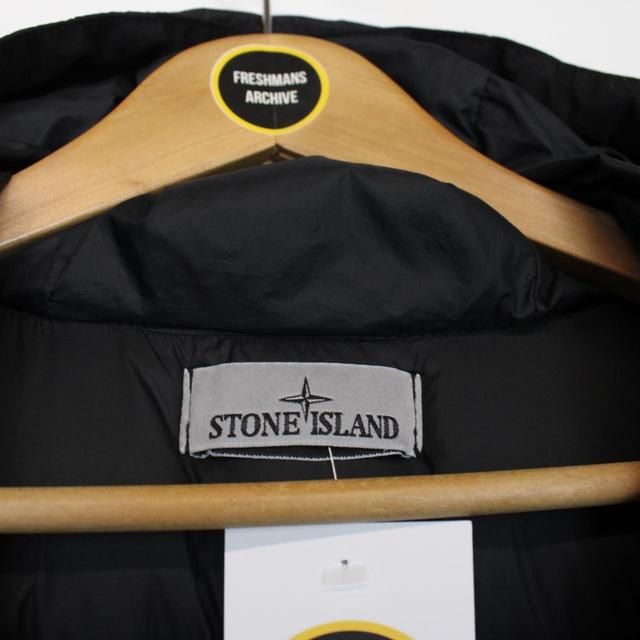 Stone Island AW 2024 Black Garment Dyed Crinkle Reps R-NY Down Puffer Jacket