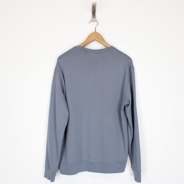 Emporio Armani Blue Cotton Sweatshirt Jumper