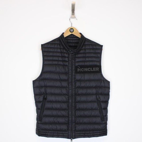 Moncler Black Down Roussilon Gilet / Bodywarmer Jacket