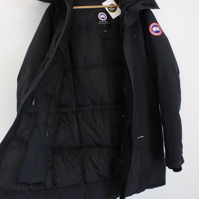 Canada Goose Navy Blue Langford Parka Black Label Down Coat