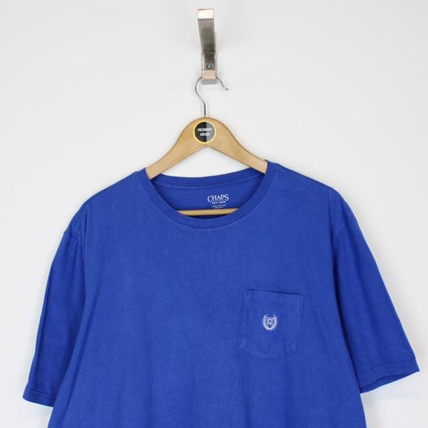 Vintage 00’s Chaps Ralph Lauren Blue Short Sleeve T-Shirt