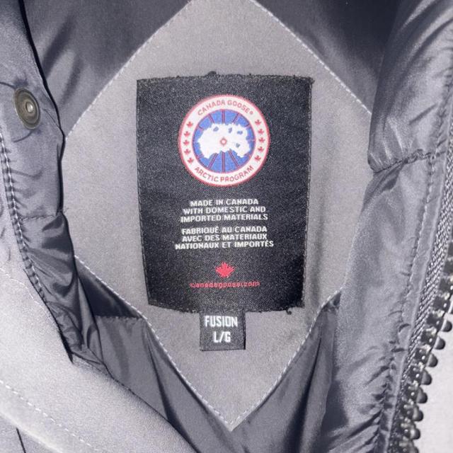 Canada Goose Graphite Grey Chilliwack Bomber Down Jacket with Fur Trim