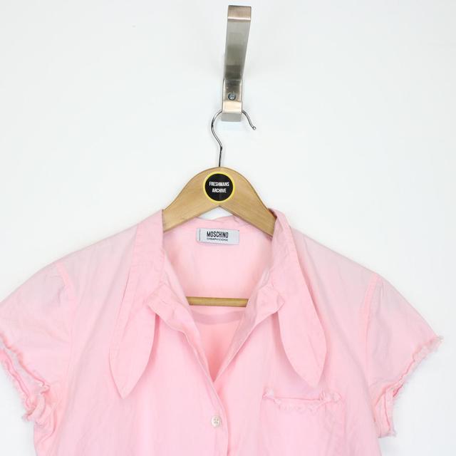 Moschino Cheap and Chic Pink Short Sleeve Blouse Shirt