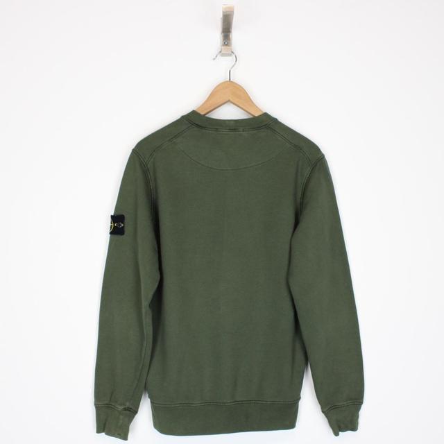 Stone Island AW 2020 Green Cotton Sweatshirt Jumper