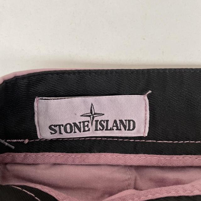 Stone Island SS 2020 Pink Slim Fit Cargo Trousers