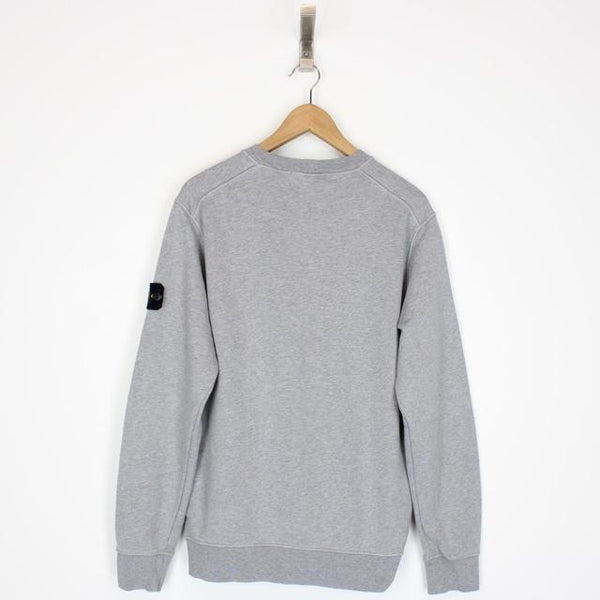 Stone Island SS 2021 Grey Cotton Sweatshirt Jumper