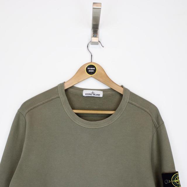 Stone Island AW 2018 Green Cotton Sweatshirt Jumper