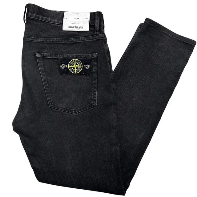 Stone Island SS 2017 Black Skinny Fit Denim Jeans