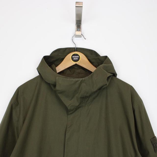 Stone Island SS 2023 Khaki Green 0-Ventile Ghost Piece Parka Jacket