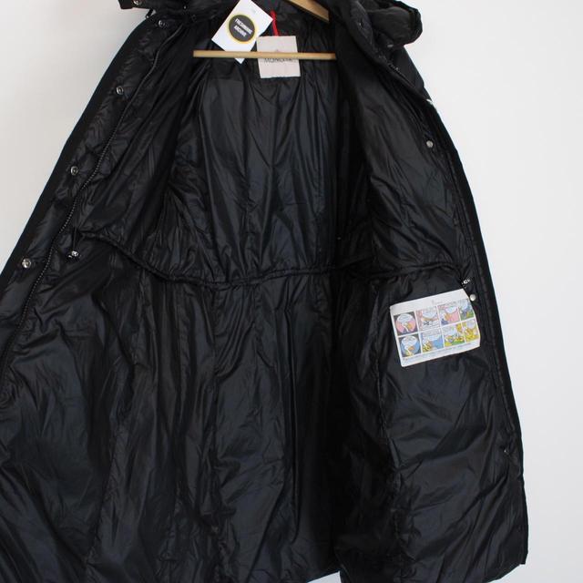 Moncler Hermine Black Long Parka Down Puffer Coat