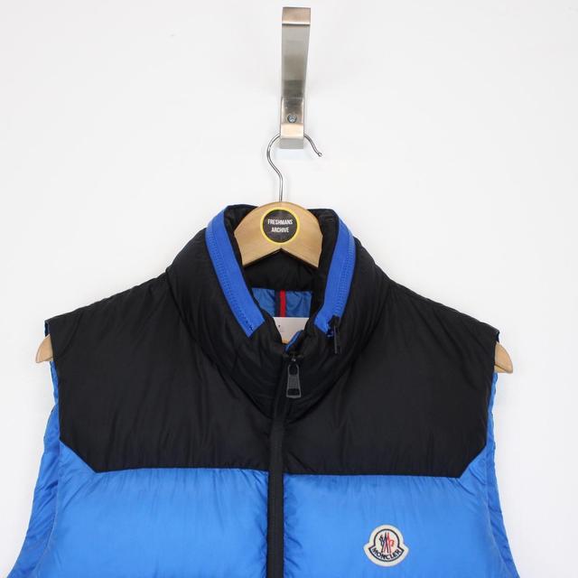 Moncler Ophrys Blue and Black Down Gilet / Bodywarmer Jacket