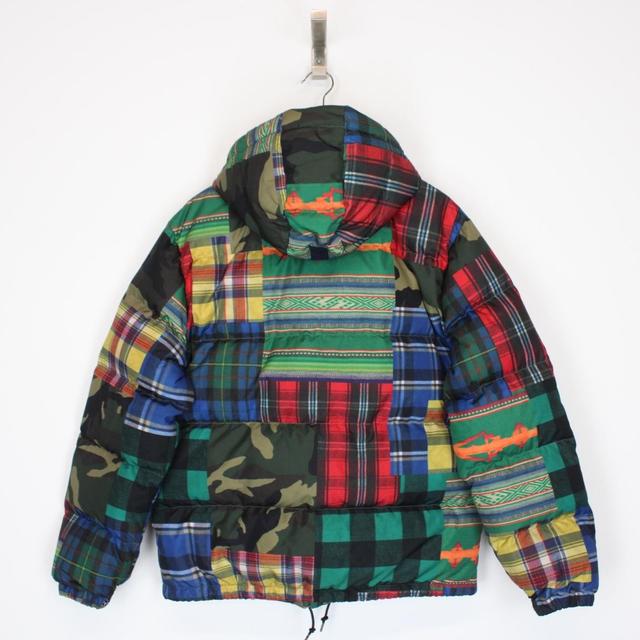 Polo Ralph Lauren Multicoloured Patchwork Down Puffer Jacket