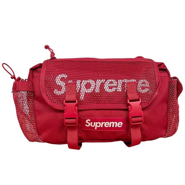 Supreme Red and White SS20 Waist Bag