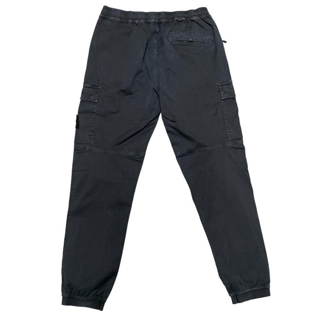 Stone Island AW 2022 Black RE-T Fit Cargo Trousers