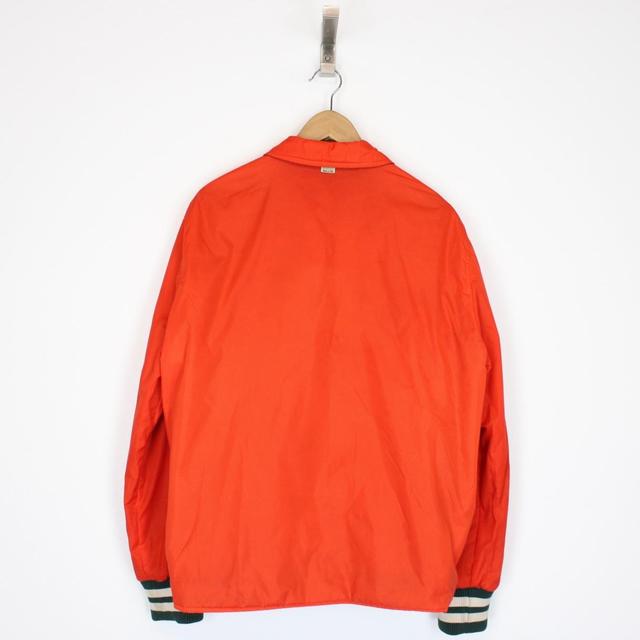 Gucci Green and Orange GG Monogram Reversible Nylon Jacket