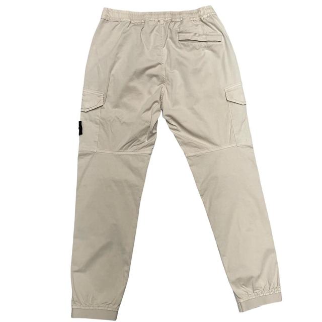 Stone Island AW 2019 Beige RE-T Fit Cargo Trousers