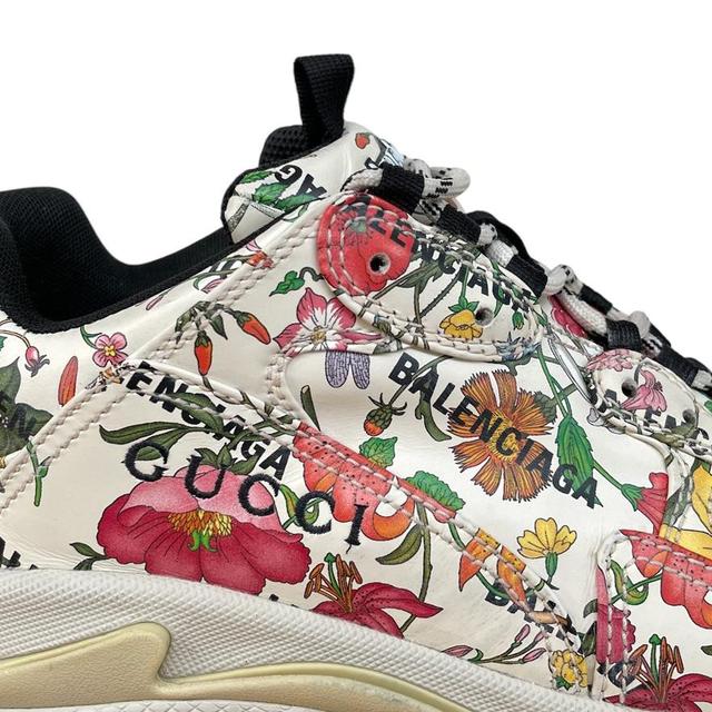 Gucci x Balenciaga Triple S Multicoloured Floral The Hacker Project Trainers