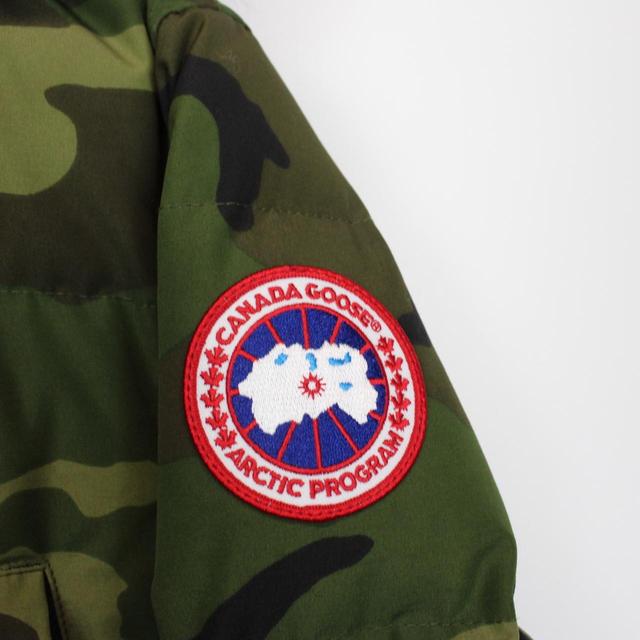 Canada Goose Camo Wyndham Parka Down Jacket with Fur Trim