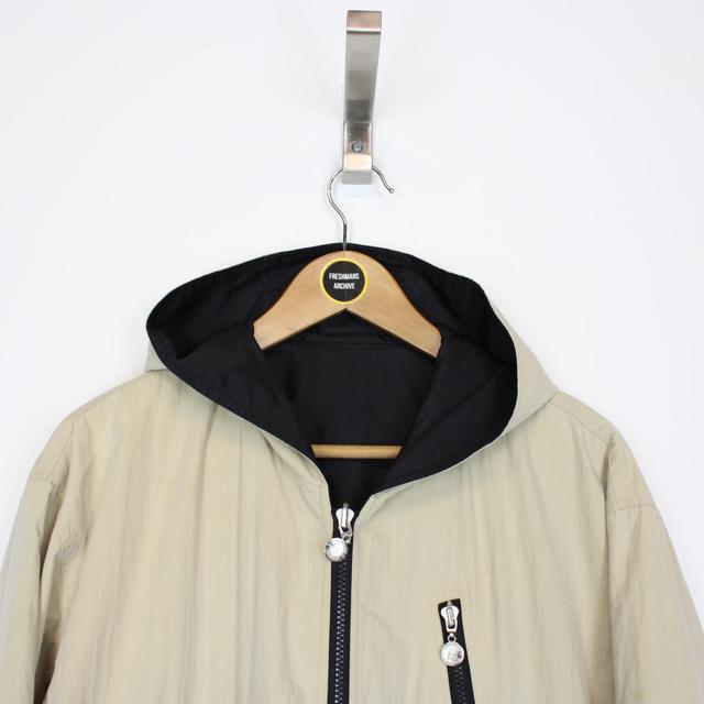 Vintage Fendi Beige and Black Spellout Full Zip Jacket