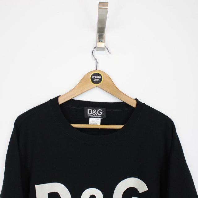 Vintage Dolce and Gabbana Black and White Sweatshirt Jumper