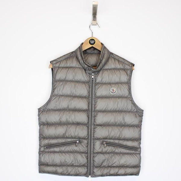 Moncler Grey Down Gui Gilet / Bodywarmer Jacket