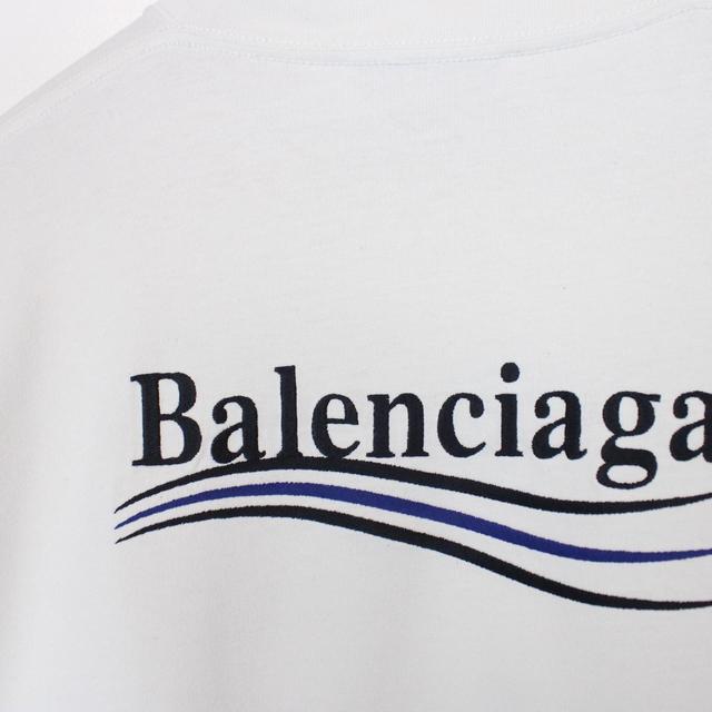 Balenciaga Political Campaign White Short Sleeve T-Shirt