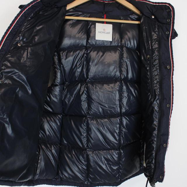 Moncler Navy Blue Tapajos Down Hooded Gilet / Bodywarmer Jacket