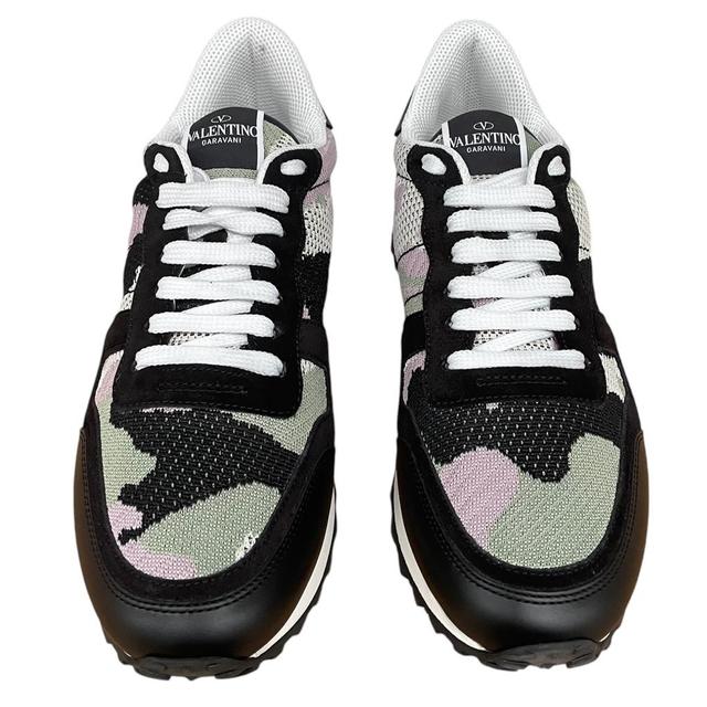 Valentino Garavani Mesh Rockrunner Multicoloured Camo Trainers