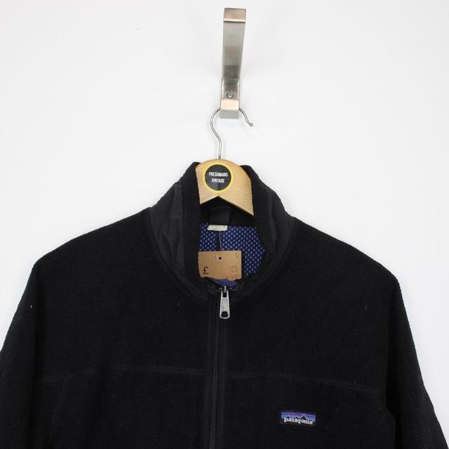 Vintage 90s Patagonia Black Full Zip Fleece Jacket