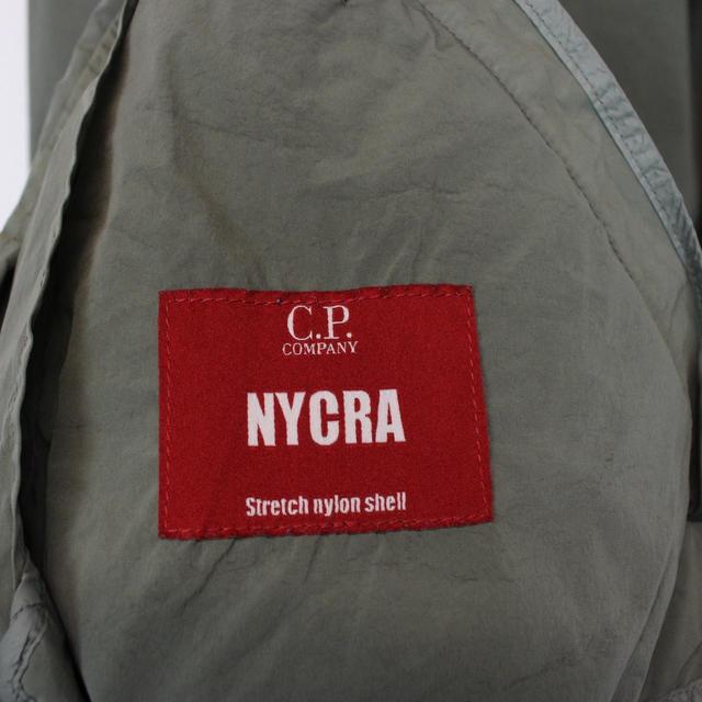 CP Company Sage Green Full Zip Nycra Goggle Bomber Jacket