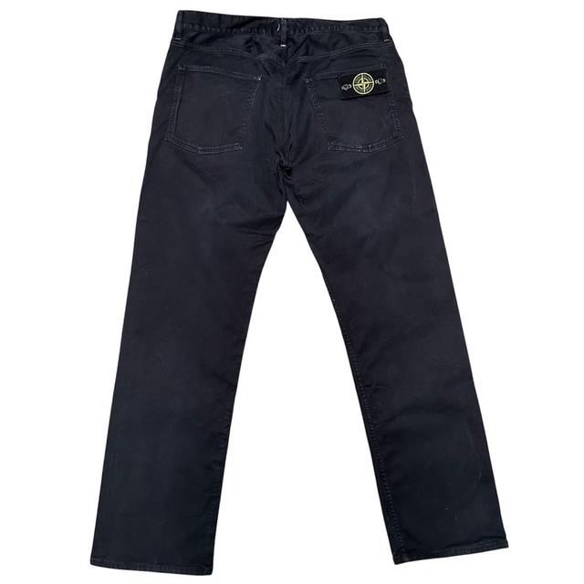 Stone Island AW 2010 Navy Blue Regular Tapered Fit Cotton Trousers