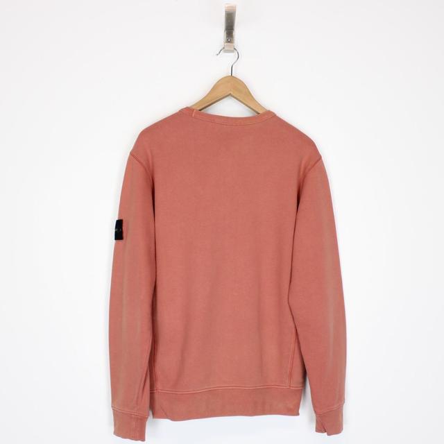 Stone Island AW 2019 Coral Orange Cotton Sweatshirt Jumper