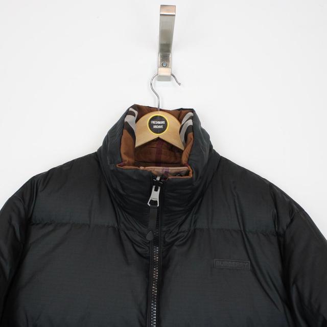 Burberry Brown and Black Nova Check Reversible Down Digby Puffer Jacket