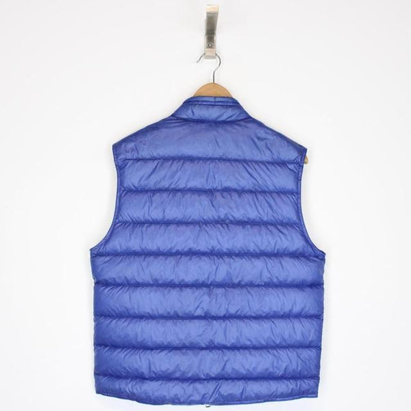 Moncler Blue Down Gui Gilet / Bodywarmer Jacket