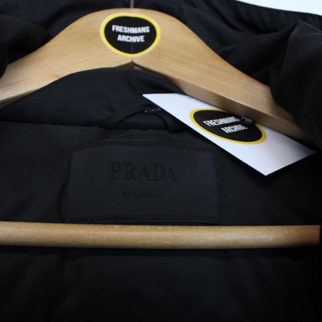 Prada Nylon Black Full Zip Down Puffer Jacket