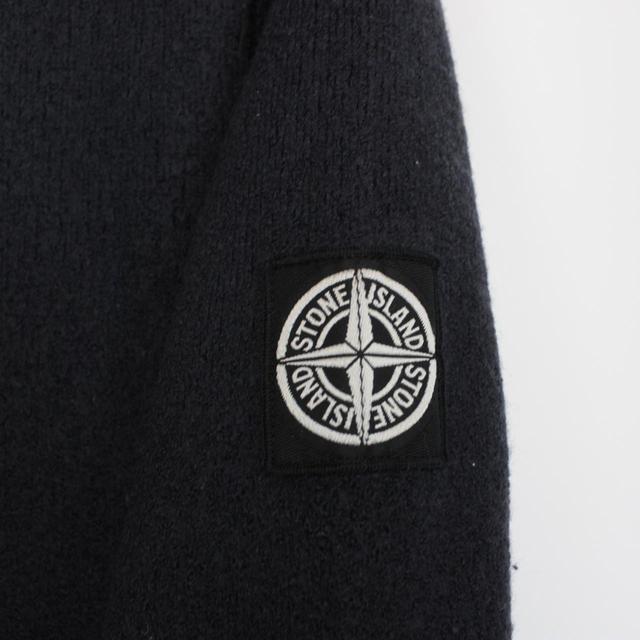 Vintage Stone Island AW 2004 Dark Grey Wool Hoodie Jumper