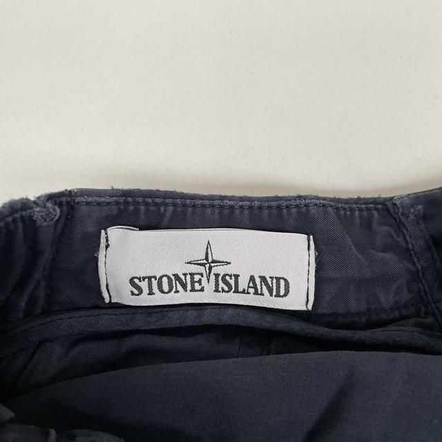 Stone Island AW 2017 Navy Blue RE-T Fit Cargo Trousers