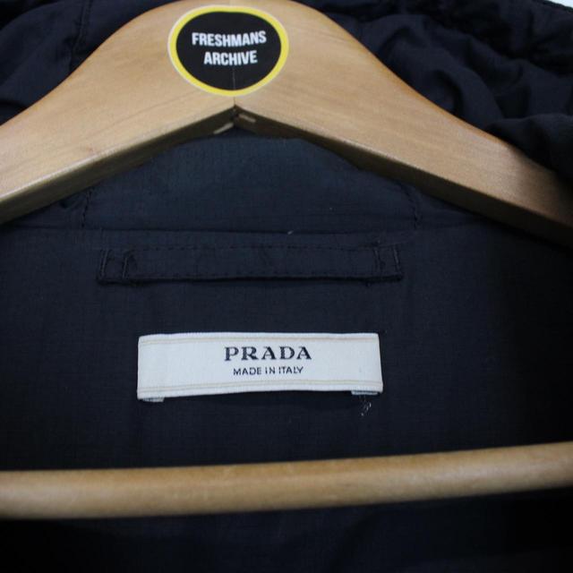 Vintage Prada 2006 Navy Blue Full Zip Down Puffer Jacket