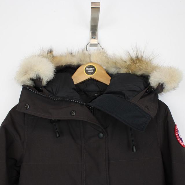 Canada Goose Brown Mackenzie Parka Down Jacket with Fur Trim