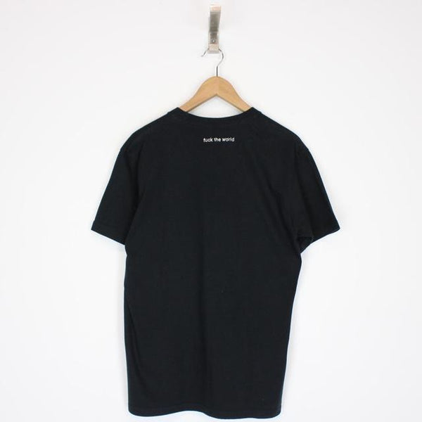 Supreme F*ck The World Black and White Short Sleeve T-Shirt