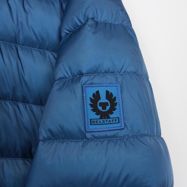 Belstaff Circuit Ocean Blue Full Zip Down Puffer Jacket