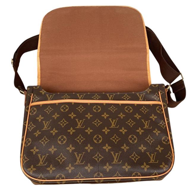 Louis Vuitton Brown and Tan Canvas/Leather Monogram Bosphore Messenger Bag