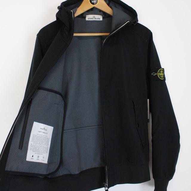 Stone Island AW 2014 Black Full Zip Soft Shell Jacket