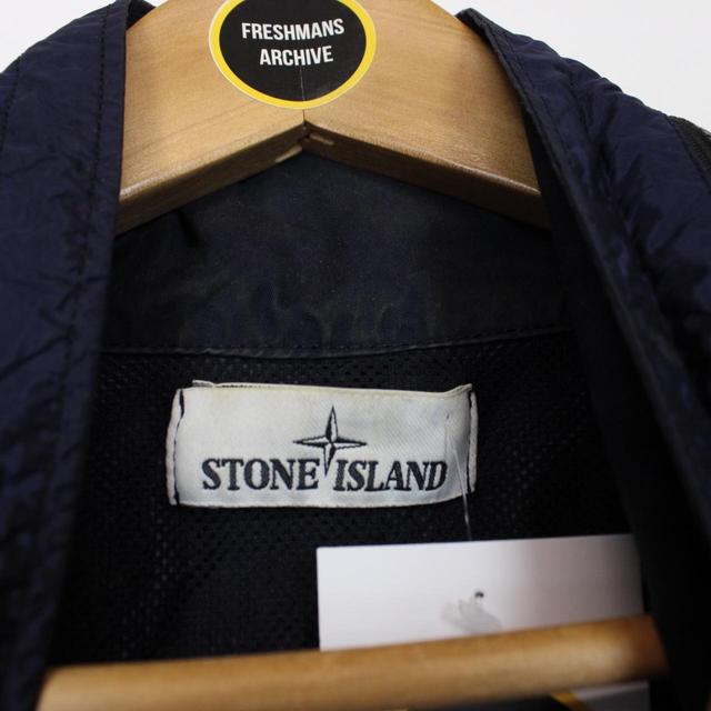 Stone Island SS 2016 Navy Blue Full Zip Nylon Metal Watro Jacket