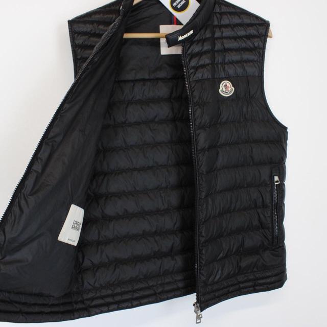 Moncler Black Down Gir Gilet / Bodywarmer Jacket