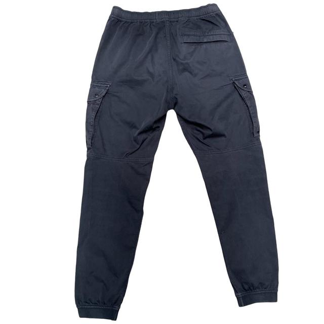 Stone Island AW 2021 Navy Blue RE-T Fit Cargo Trousers