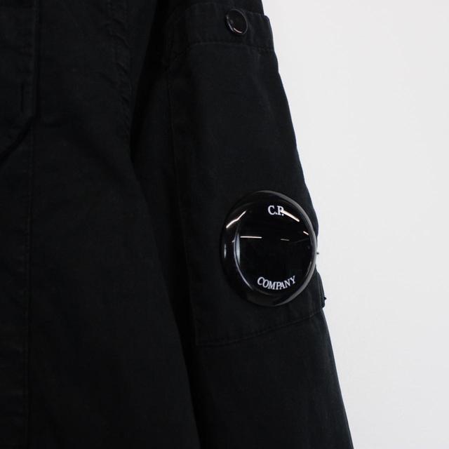 CP Company Black Full Zip Goggle Overshirt Jacket