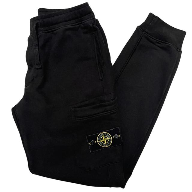 Stone Island AW 2021 Black Tracksuit Bottoms / Joggers